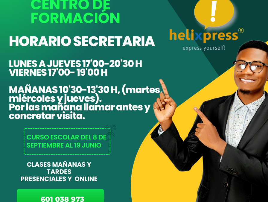HORARIO CURSO 2025-2026